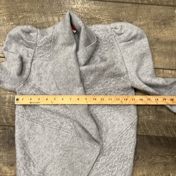 Jennie Liu 100% Pure Cashmere Celine CableKnit Open Cardigan Sweater XS - Picture 3 of 8